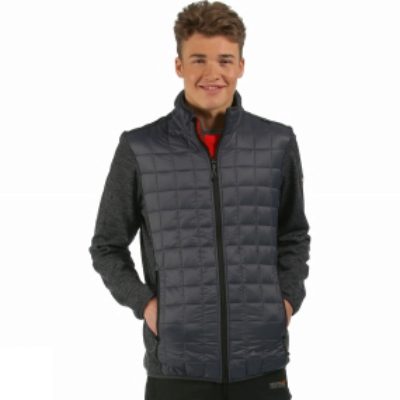 Regatta Mens Chilton Hybrid Jacket Seal Grey
